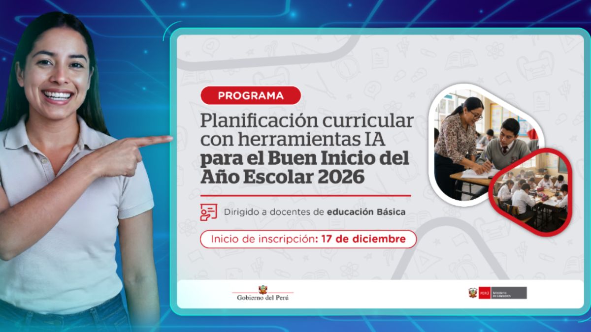 🚀El Minedu impulsa el uso de IA en la planificación curricular rumbo al 2026